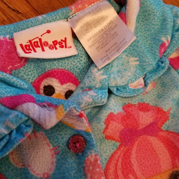 2 sets of two piece, button down cartoon pajamas - Picture 3 of 4